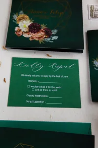 Bileciki Ślubne Szafirowe | Eleganckie Podziękowania Gościom