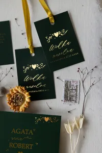 Eleganckie Zawieszki na Wódkę Weselną | Simple nr 2 | Zamów