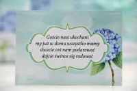 Bilecik do Zaproszenia Ślubnego Hortensja | Felicja nr 16