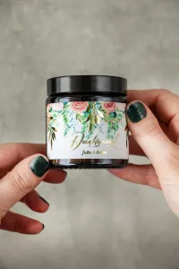 Świeczki Podziękowania dla Gości Glamour | Sojowe, Złocone