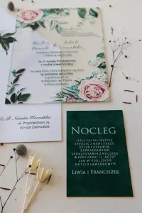 Welurowe Podziękowania dla Gości | Bileciki Korani nr 11