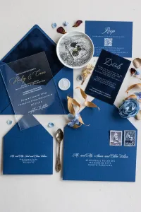 Zaproszenia na Pleksi Złocone | Ekskluzywne Welurowe | Zamów