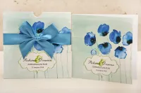 Zaproszenia Ślubne Boho Maki Chabry Miętowe | Felicja nr 18