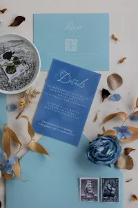 Welurowe Bileciki do Zaproszeń Ślubnych | Amelia-Wedding.pl
