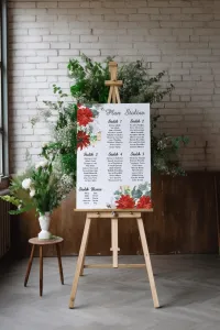 Plan Stołów Weselnych z Różami | Kolekcja Avril nr 4
