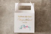 Pudełka na Ciasto Weselne ze Złoceniem | Cykade | Sklep