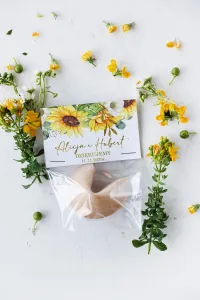 Ciasteczka z Wróżbą na Wesele | Podziękowania dla Gości