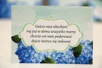 Bileciki do Zaproszeń Ślubnych Hortensja | Felicja nr 19