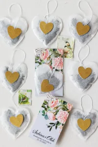 Herbata Serce Podziękowanie dla Gości | Amelia-Wedding.pl