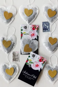 Herbatki Podziękowania dla Gości Weselnych | Szafirowe nr 4