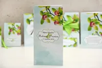 Menu Weselne Storczyki Akwarela | Felicja nr 20 | Zamów