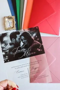 Zaproszenia Ślubne na Szkle ze Zdjęciem | Korani nr 27