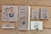 Próbki Zaproszeń Ślubnych Zestaw Presto | Amelia-Wedding.pl