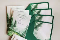 Zaproszenie ślubne Impresja nr 8 – leśny styl, elegancja i personalizacja gratis | Amelia-Wedding