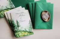 Zaproszenie ślubne Impresja nr 8 – leśny styl, elegancja i personalizacja gratis | Amelia-Wedding