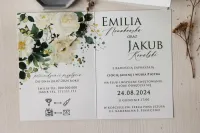 Eleganckie Zaproszenia Ślubne Ruskus ze Złoceniem | Zamów