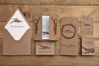 Zestaw Próbek Zaproszeń Ślubnych | Owoce Leśne nr 8