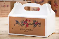 Pudełka na Ciasto Weselne Owoce Leśne | Personalizowane