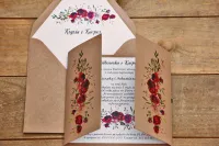 Rustykalne Zaproszenia Ślubne Boho | Owoce Leśne nr 3