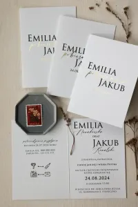 Próbka Zaproszenia Ślubnego Ruskus | Zobacz Jakość Na Żywo