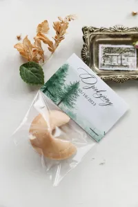 Leśne Ciasteczko z Wróżbą | Podziękowania dla Gości Weselnych