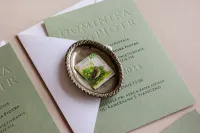 Tłoczone Zaproszenia Ślubne Letterpress Eko | Karmen nr 1