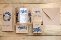 Eko Zaproszenia Ślubne Chabrowe Anemony | Amelia-Wedding.pl