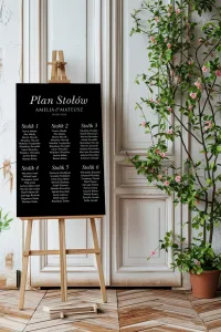 Elegancki Plan Stołów Weselnych Kraft nr 8 | Sprawdź!