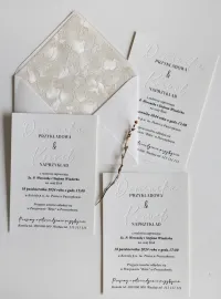 Zaproszenia Ślubne Letterpress Tłoczone | Zamów | Karmen nr 4