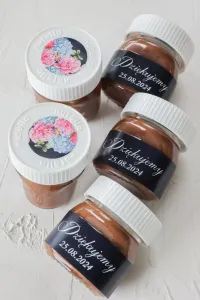 Słoiczki Nutella Podziękowania dla Gości | Zamów Online