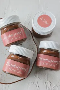 Słodkie Podziękowania dla Gości - Mini Nutella Kraft | Zamów