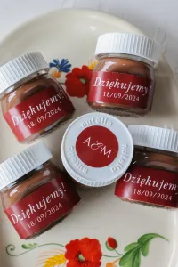 Mini Nutella Podziękowania dla Gości | Personalizacja | Kraft 6