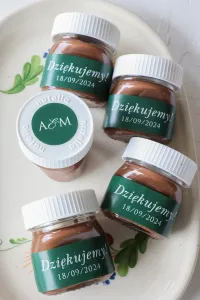 Mini Nutella na Wesele | Podziękowania dla Gości | Kraft nr 10