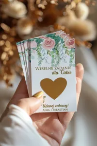 Zdrapki Ślubne Personalizowane | Eleganckie Gry Weselne