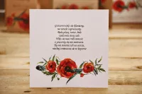 Wkładka do Zaproszenia Ślubnego z Makami | Bilecik RSVP