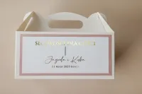 Eleganckie Pudełka na Ciasto Ślubne | Personalizacja Gratis!