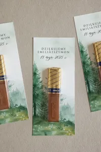 Leśne Podziękowania dla Gości z Czekoladką Merci | Impresja nr 8