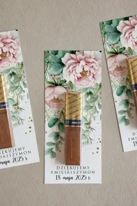 Podziękowania dla Gości Merci Kwiaty | Personalizowane | Amelia