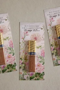 Podziękowania Merci z Różami | Personalizowane | Zamów Online