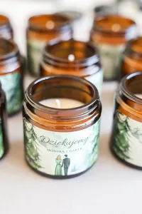 Leśna Świeczka Sojowa na Podziękowania dla Gości | Korani 21