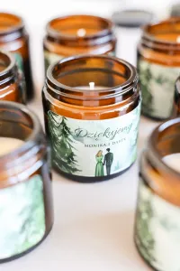 Leśna Świeczka Sojowa na Podziękowania dla Gości | Korani 21