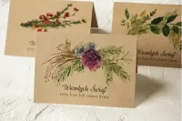 Biznesowe kartki świąteczne z logo. EKO Papier | Zamów