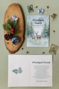 Eleganckie Kartki Świąteczne dla Firm z Logo | Zamów | MB2