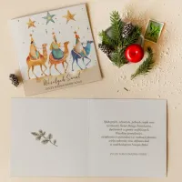 Firmowe Kartki Świąteczne z Trzema Królami | Zamów z Logo