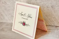 Zaproszenia Ślubne z Koronką i Cyrkonią | Z Koronką nr 1