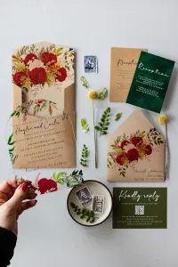 Zaproszenia Ślubne na Pleksi Czerwone Róże | Zamów | PR3