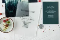 Zaproszenia Ślubne na Pleksi Las | Zamów z Projektem Gratis