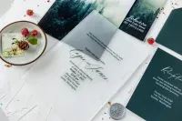 Zaproszenia Ślubne na Pleksi Las | Zamów z Projektem Gratis