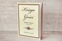 Księga Gości z Koronką • Personalizowana | Amelia-Wedding.pl
