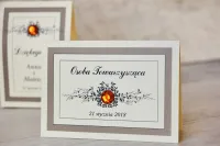 Eleganckie Winietki Ślubne z Cyrkonią | Z Koronką nr 4